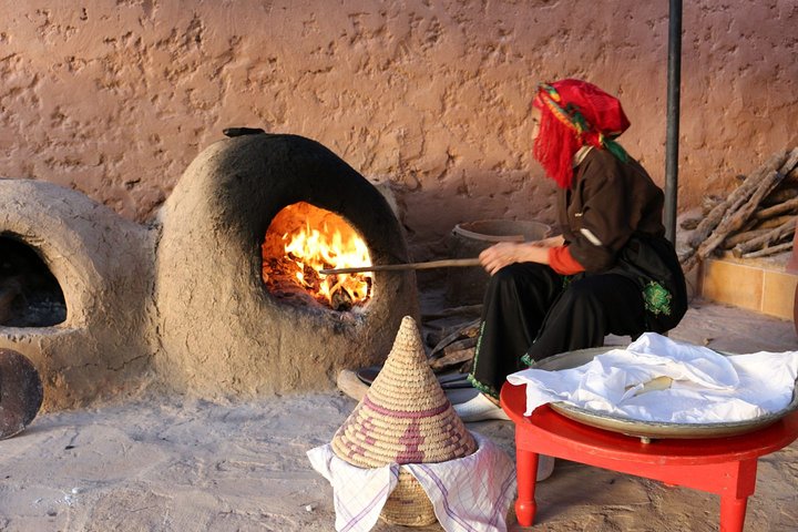 Traditional Moroccan food and local hospitality