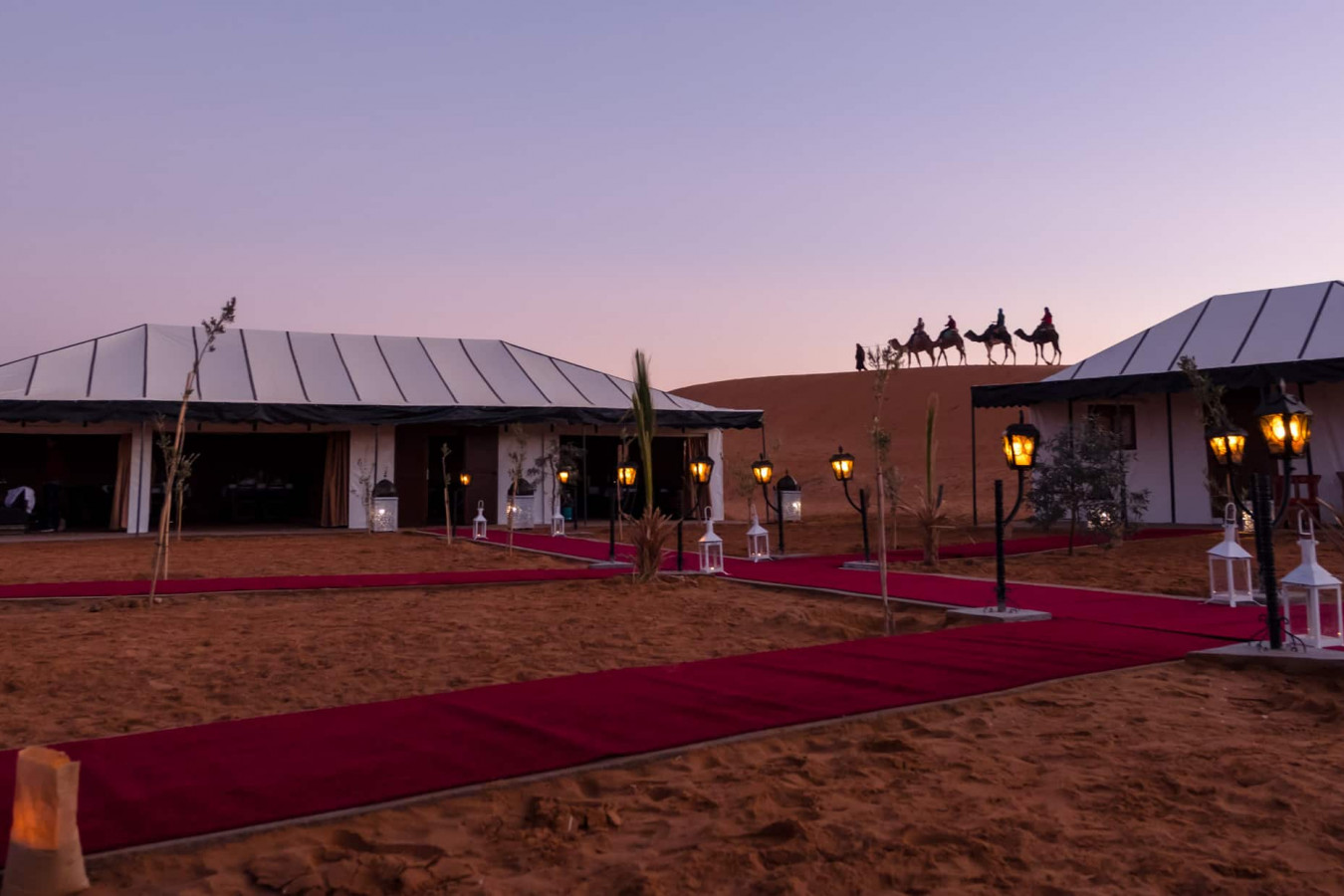 Erg Chebbi dunes near Luxury Camp Merzouga