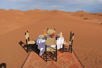 Breakfast at the dunes